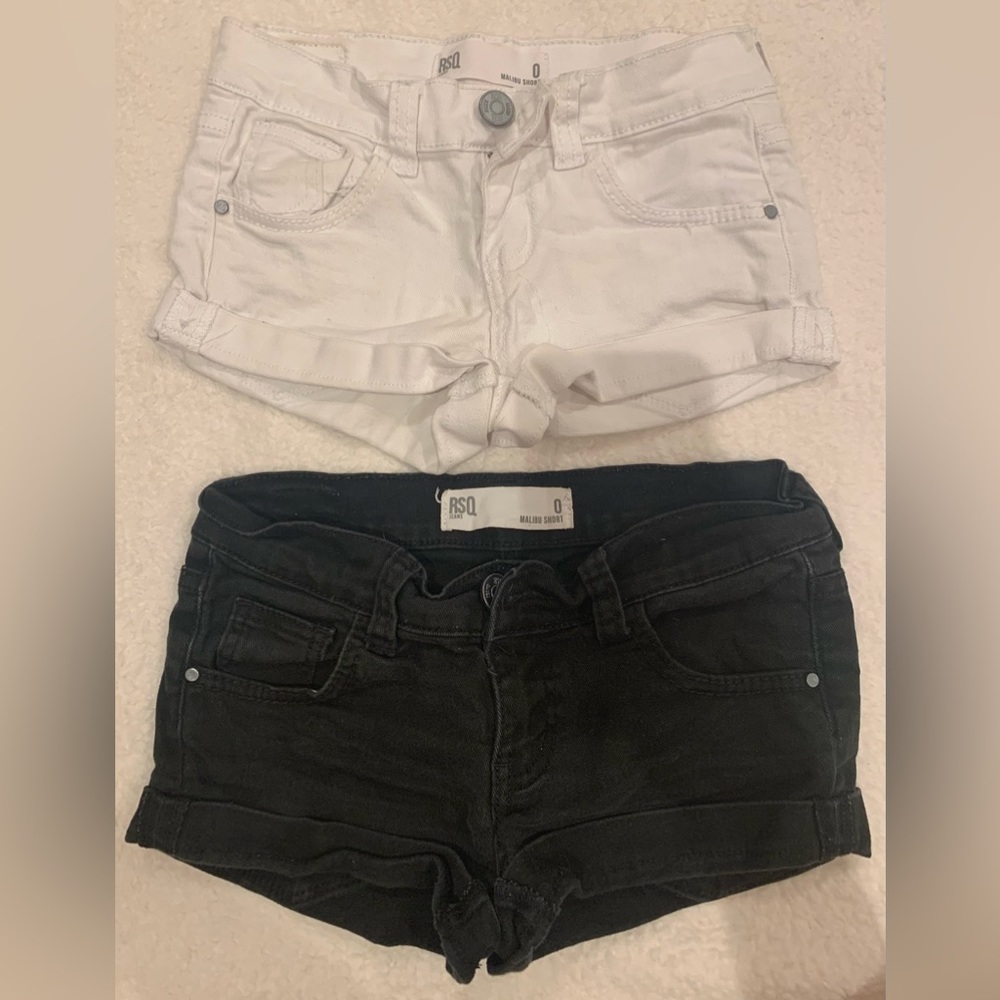 Two Pairs of RSQ Malibu Jean Shorts